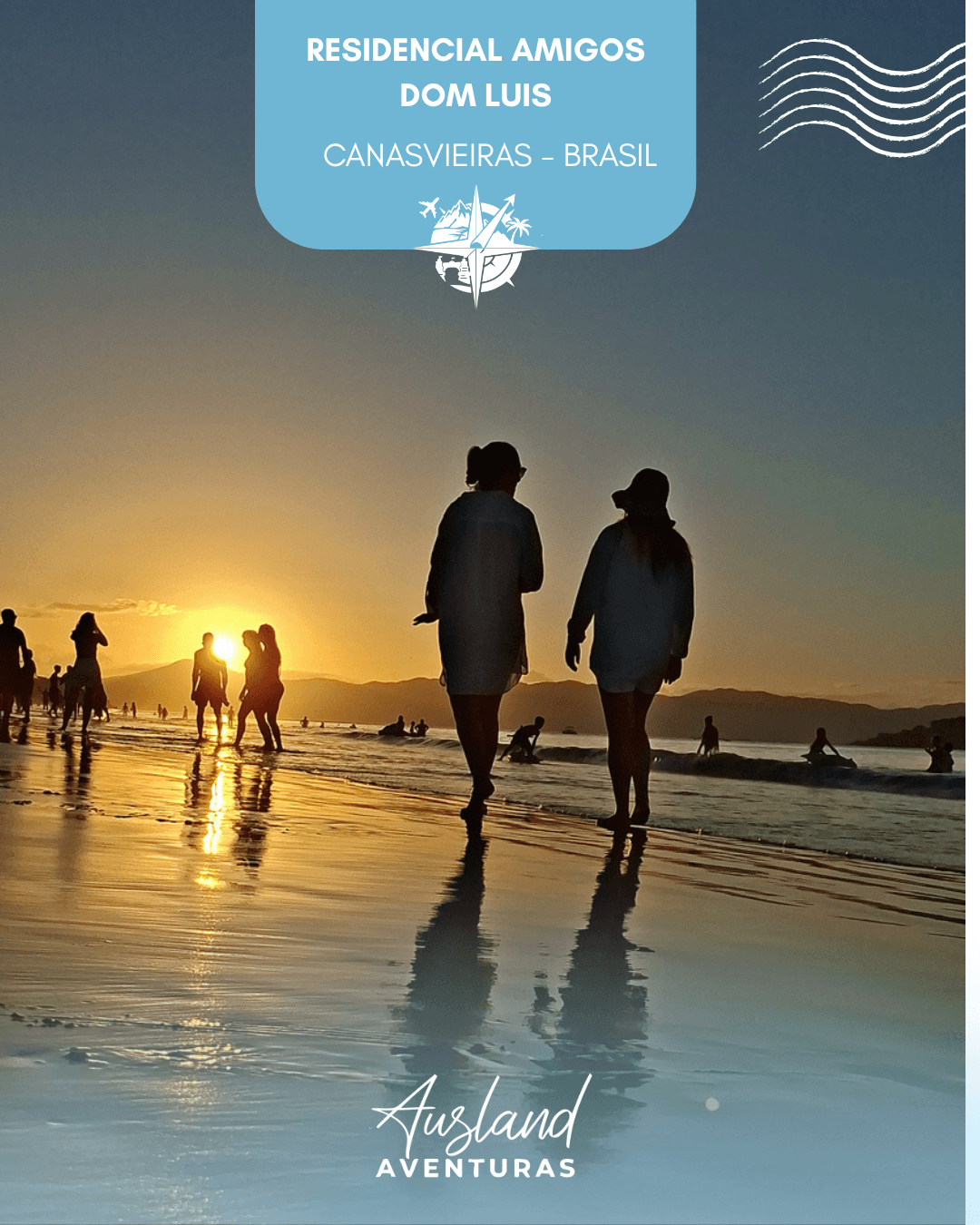 Flyer del viaje a Brasil Canasvieiras, categoría Internacionales