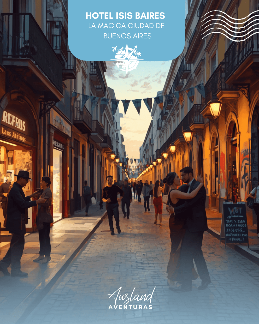 Flyer del viaje a Buenos Aires, categoría Nacionales