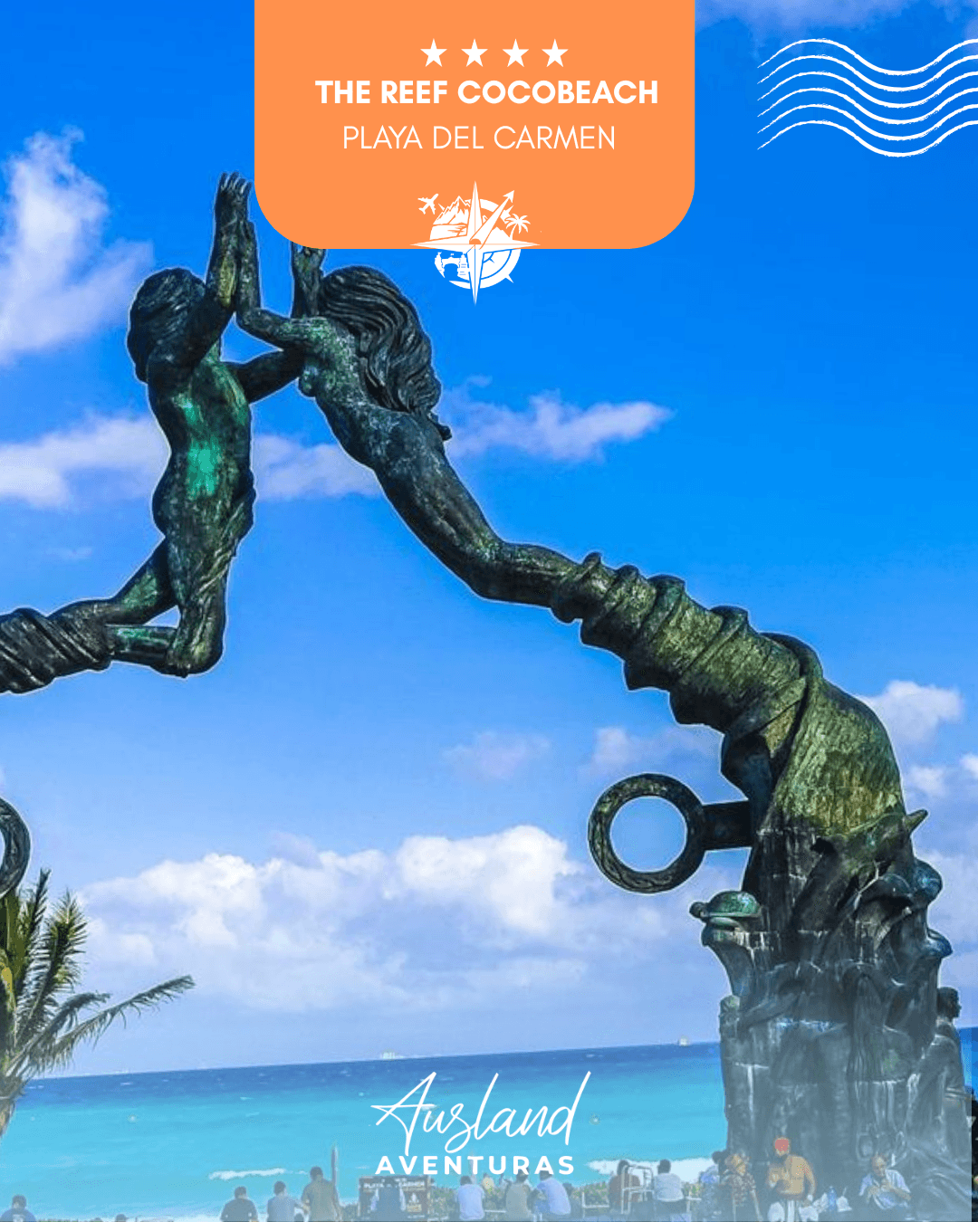 Flyer del viaje a México — Playa del Carmen, categoría Internacionales