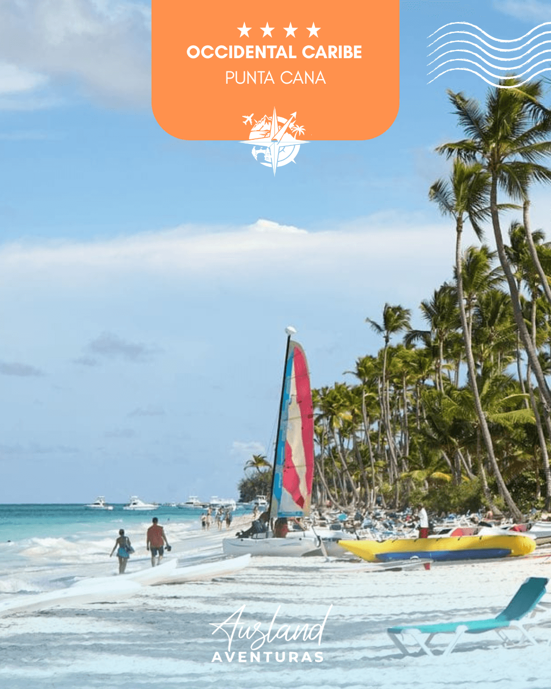 Flyer del viaje a Punta Cana, categoría Internacionales